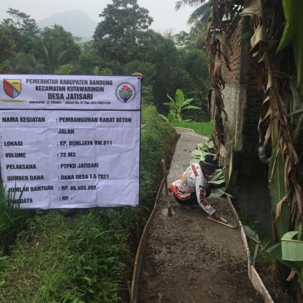 PEMBANGUNAN DESA JATISARI TAHUN 2021